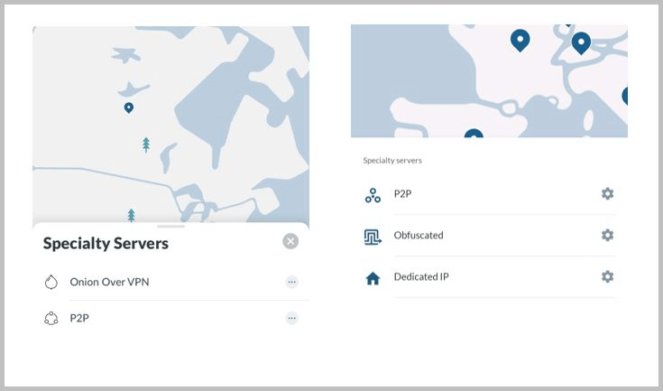 NordVPN specialty servers